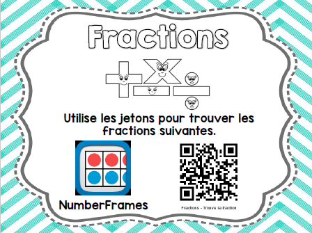 Fractions trouve la fraction